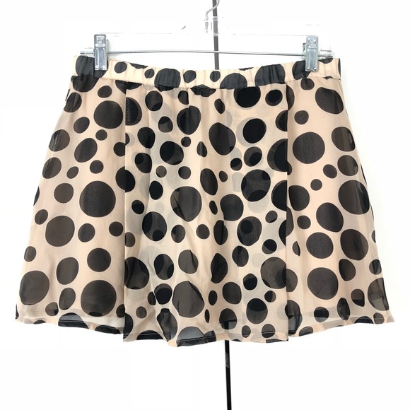 BCBGeneration skirt small polka dots pockets mini - Picture 4 of 7